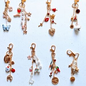 Anthropologie-Inspired Bag Charms / Keychains